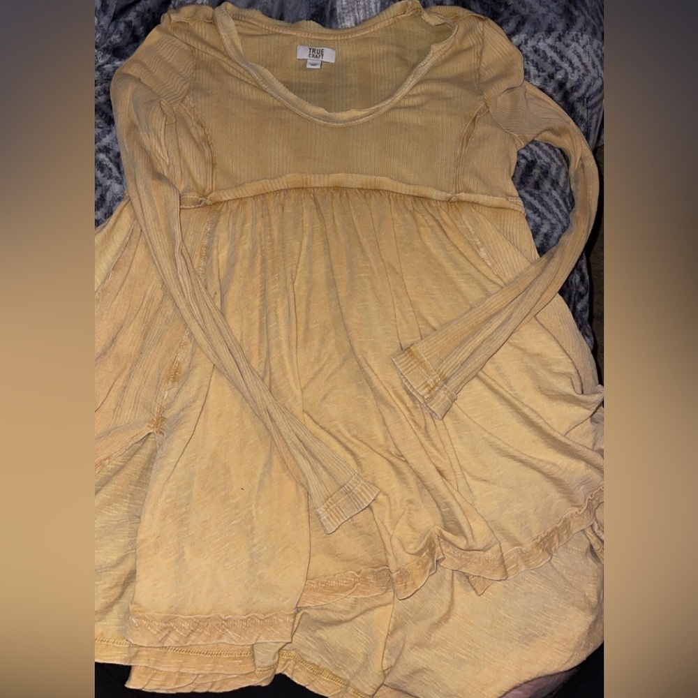 True Craft Boho Tunic -Golden Size M